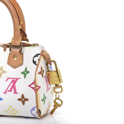 Louis Vuitton Monogram Multicolor Mini Sac HL Speedy White 10 of 13