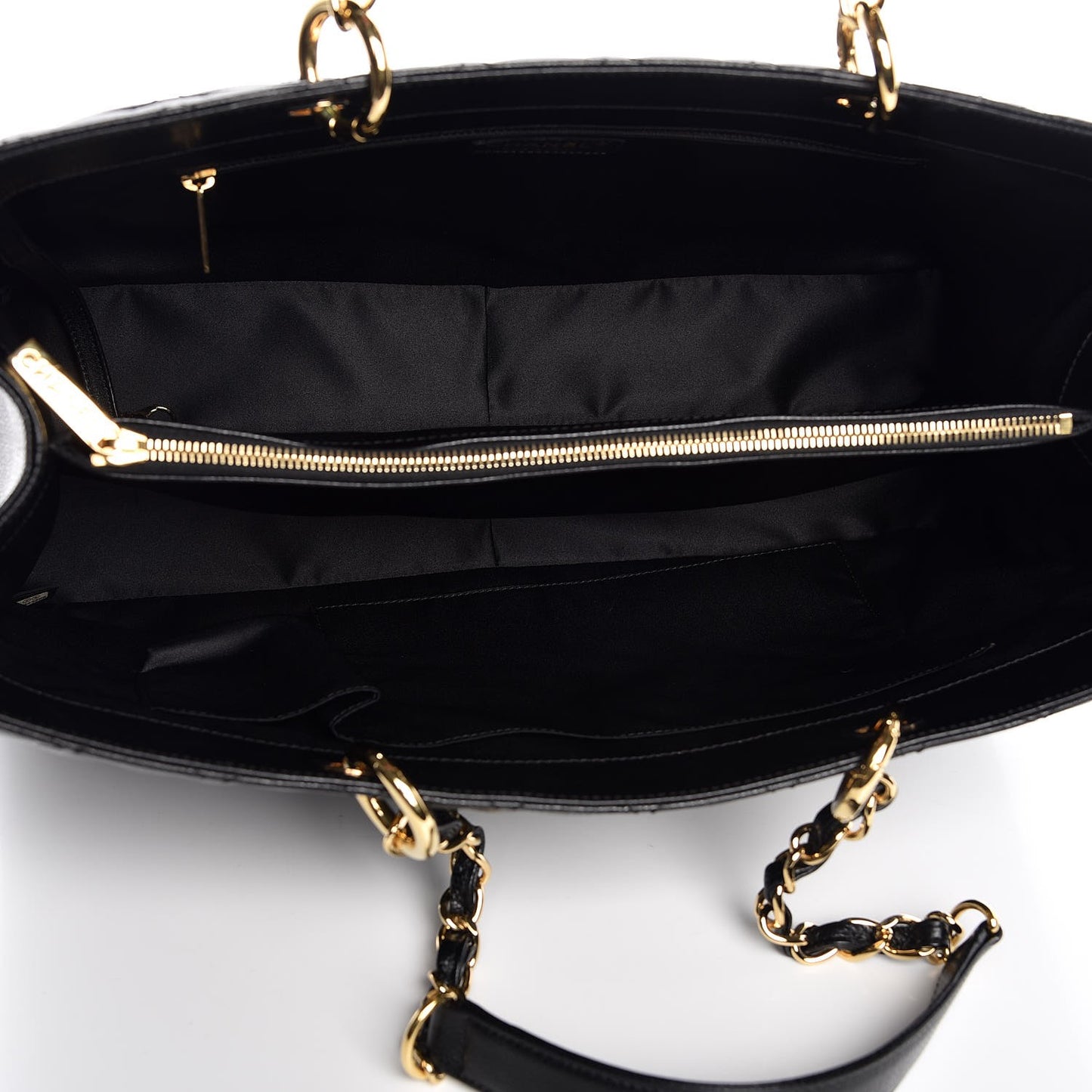 Caviar Quilted XL Grand Shopping Tote GST Black