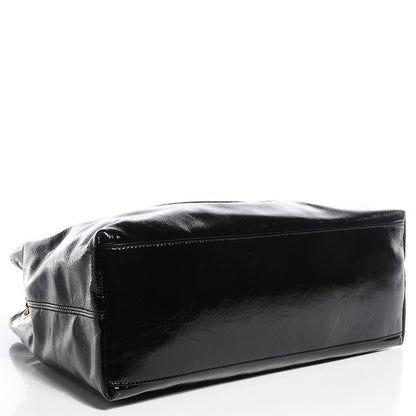Gucci Patent Medium Soho Chain Shoulder Bag Black 4 of 7