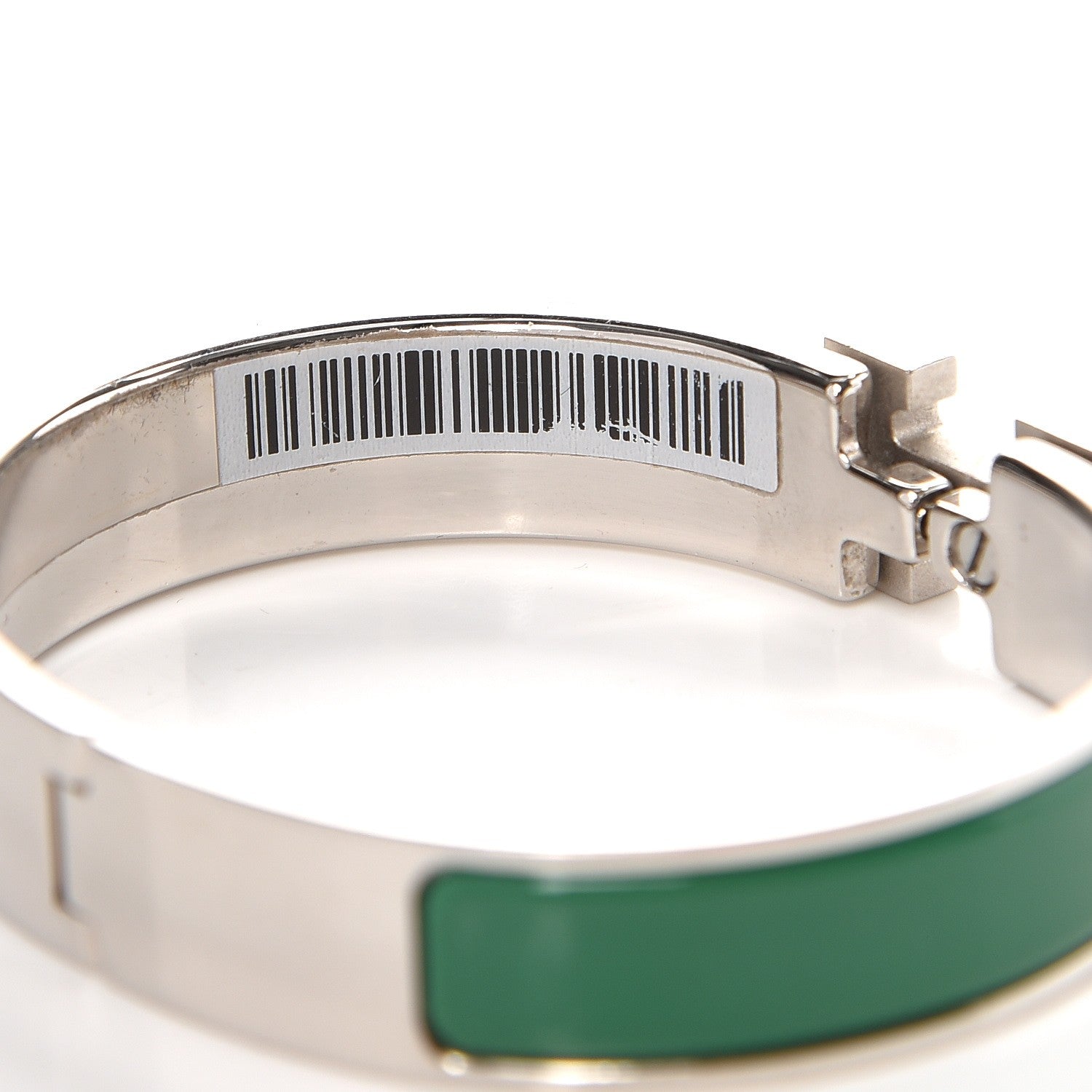 Hermes Enamel Narrow Clic Clac H Bracelet PM Vert Sapin 5 of 7
