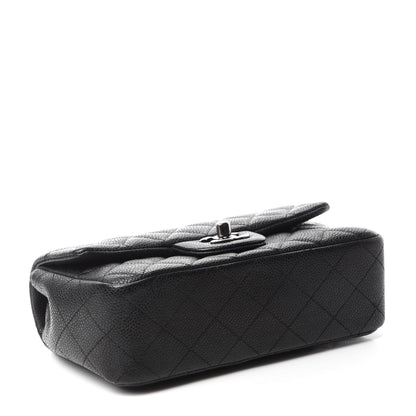 Chanel Caviar Quilted Mini Rectangular Flap Black 4 of 13