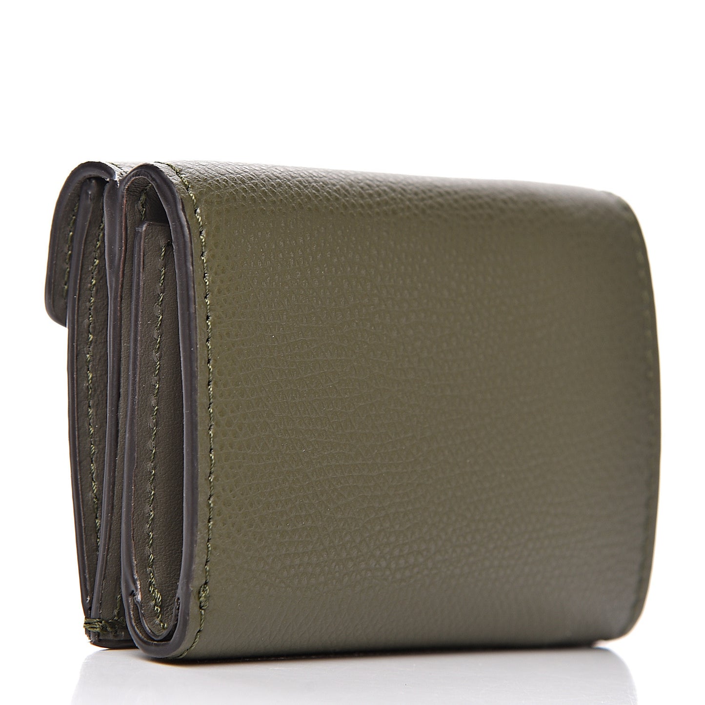 Vitello Cruise F is Fendi Micro Tri-Fold Envelope Wallet Asparago
