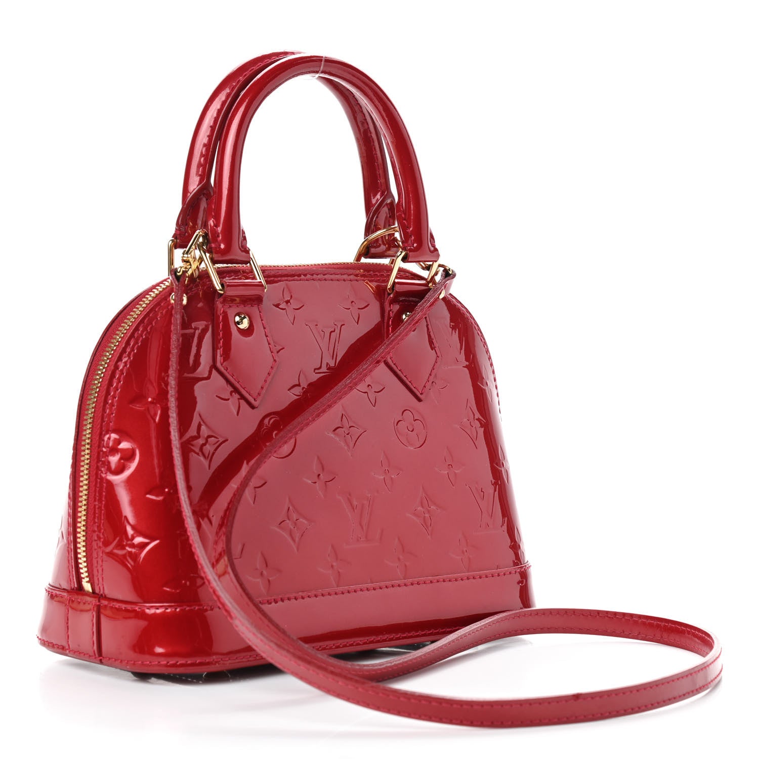 Louis Vuitton Vernis Alma BB Rose Indien 3 of 8