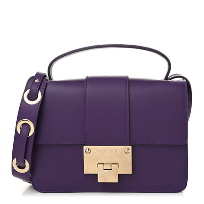 Jimmy Choo Smooth Calfskin Rebel Crossbody Bag Purple 1 of 12