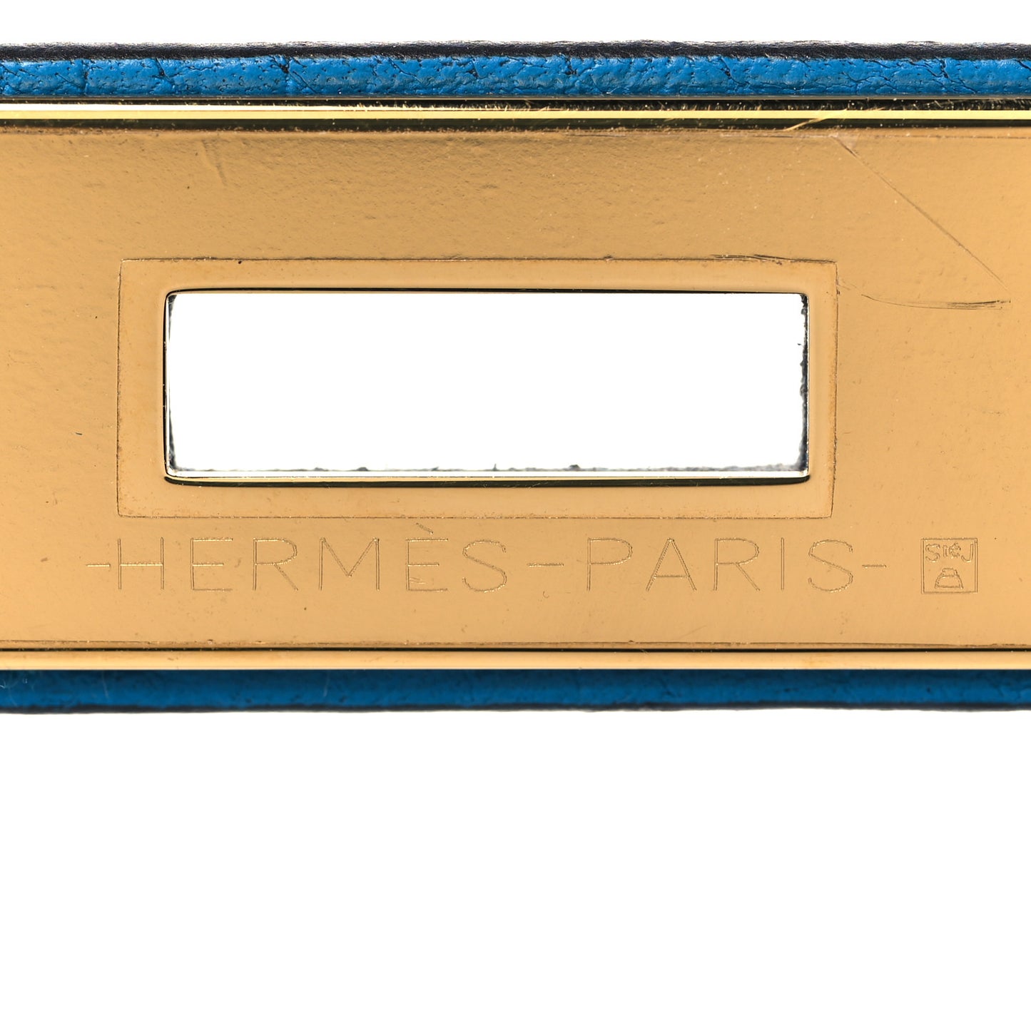 Taurillon Clemence Birkin 30 Bleu Zanzibar