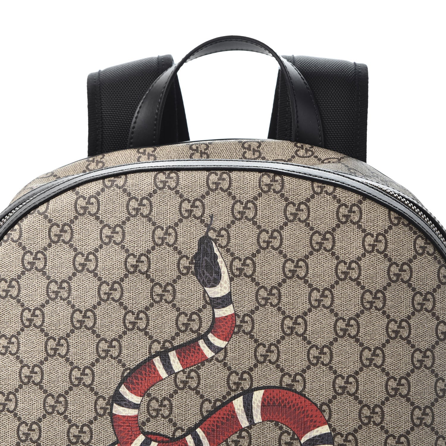 Gucci GG Supreme Monogram Kingsnake Dome Backpack 9 of 9