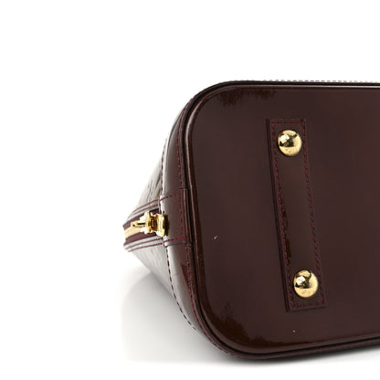 Louis Vuitton Vernis Alma PM Rouge Fauviste 8 of 9