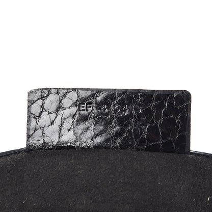Givenchy Glazed Pebbled Calfskin Medium Lucrezia Black 9 of 11