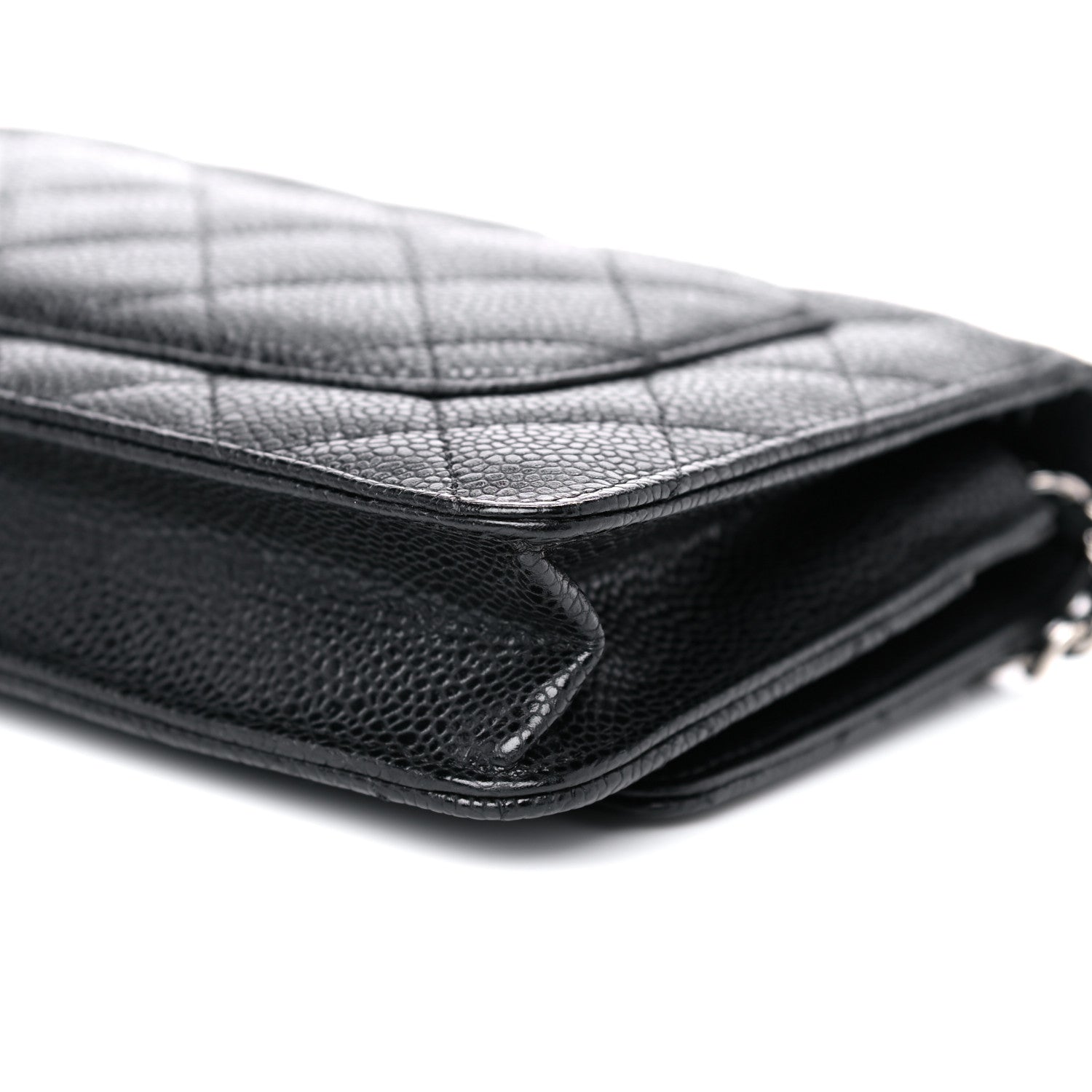 Chanel Caviar Quilted Wallet On Chain WOC Black 12 of 15