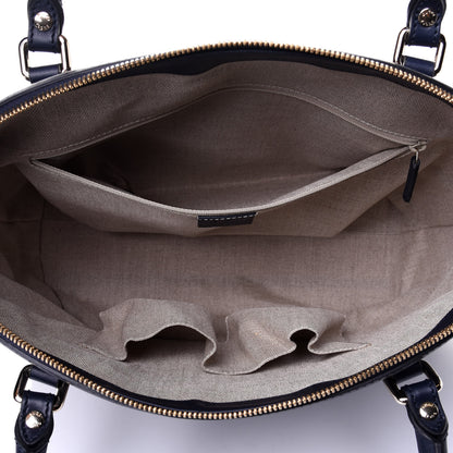Gucci Soft Microguccissima Dome Satchel Navy 5 of 10