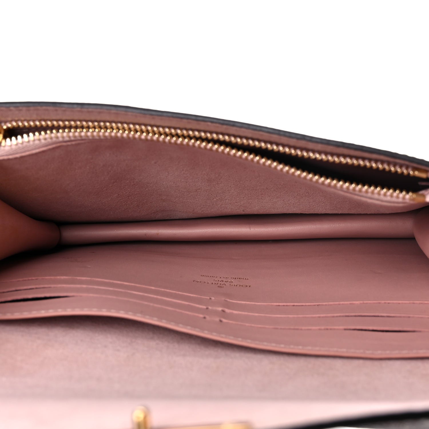 Louis Vuitton Damier Ebene Croisette Chain Wallet Magnolia 4 of 16