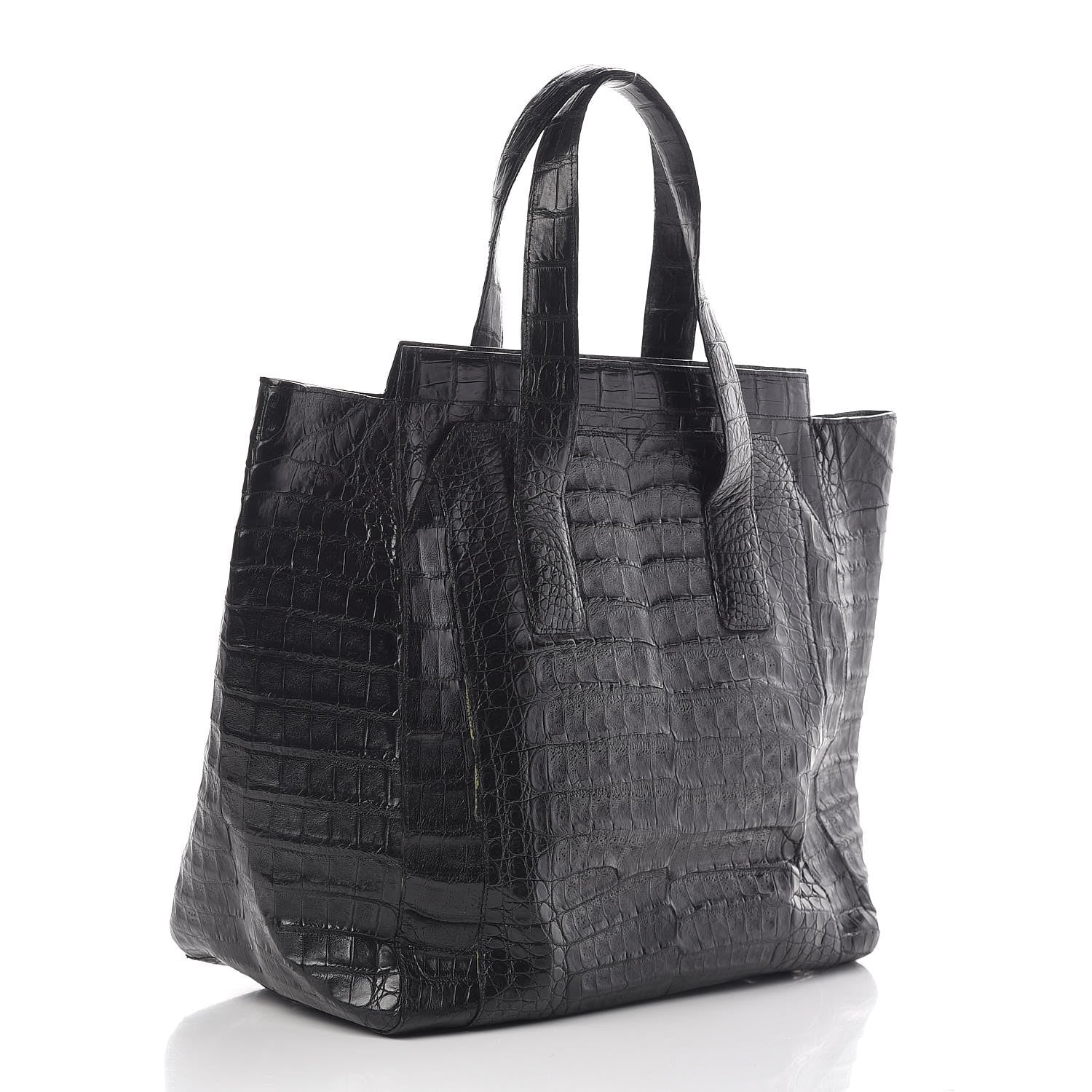 Nancy Gonzalez Crocodile Tote Black 3 of 11