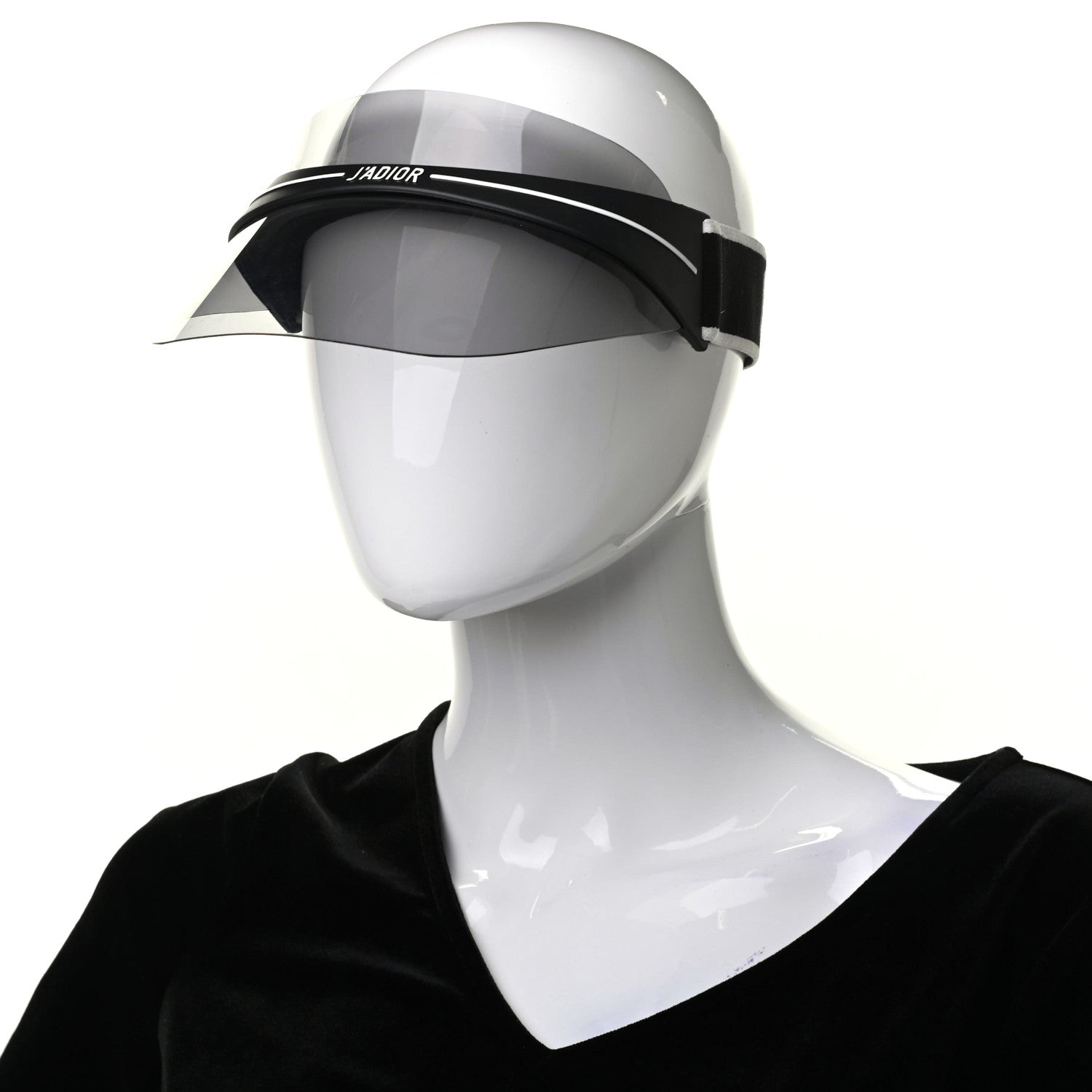Christian Dior Mirrored DiorClub1 Sun Visor Black 2 of 8