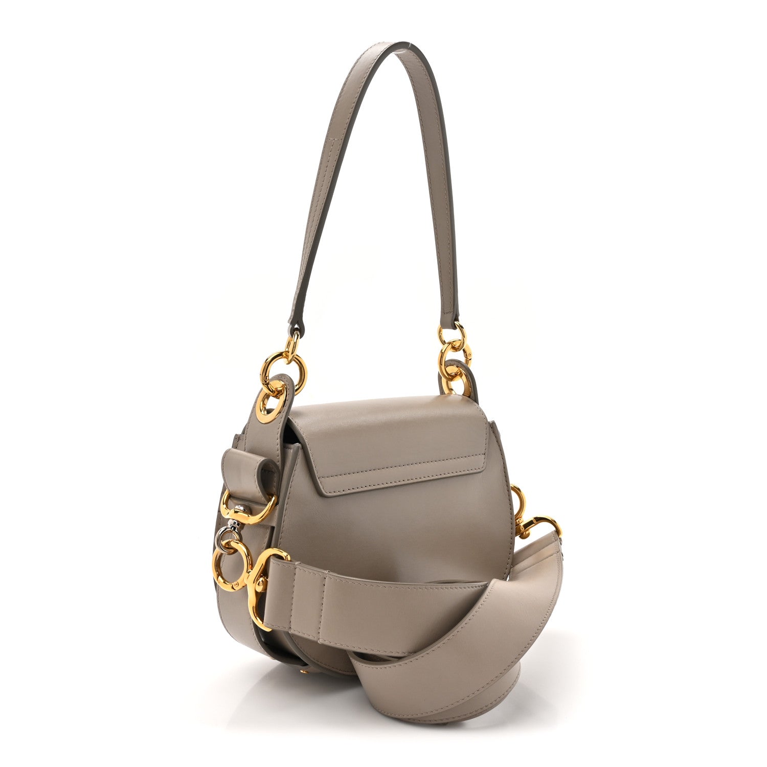 Chloe Calfskin Small Tess Bag Motty Grey 3 of 12