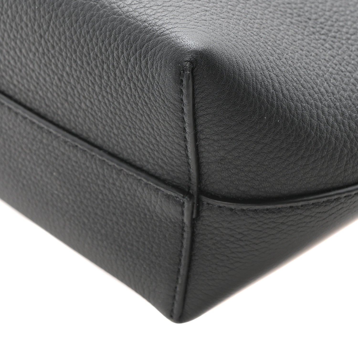 The Row Grained Calfskin Small Park Tote Black 10 of 10