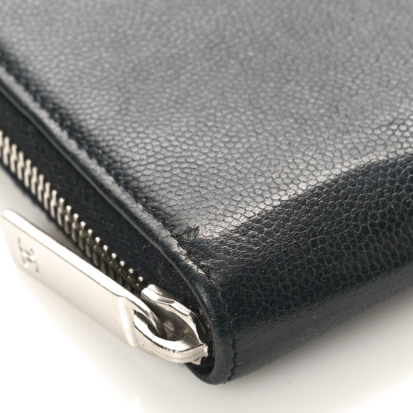 Caviar Sevruga Zip Around Wallet Black