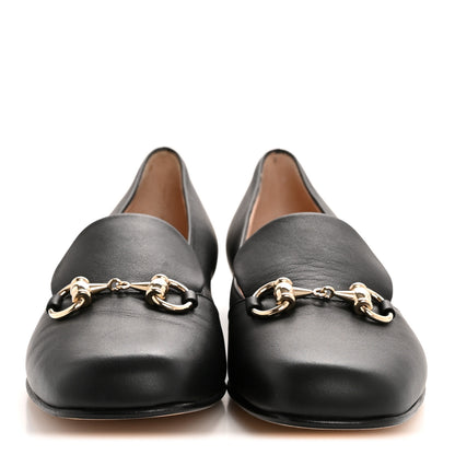 Gucci Calfskin Womens Horsebit Loafers 36.5 Black 3 of 11