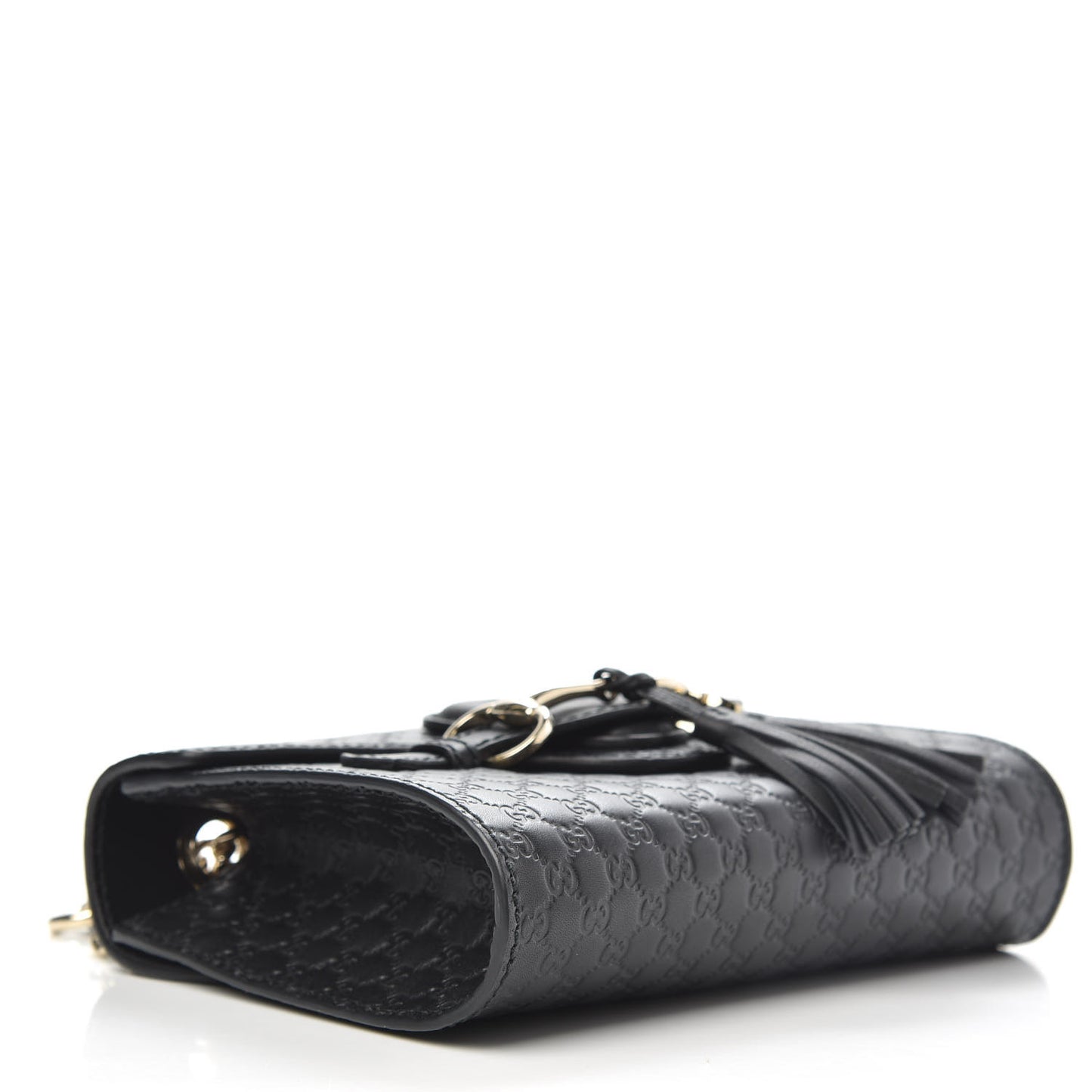 Microguccissima Mini Emily Shoulder Bag Black