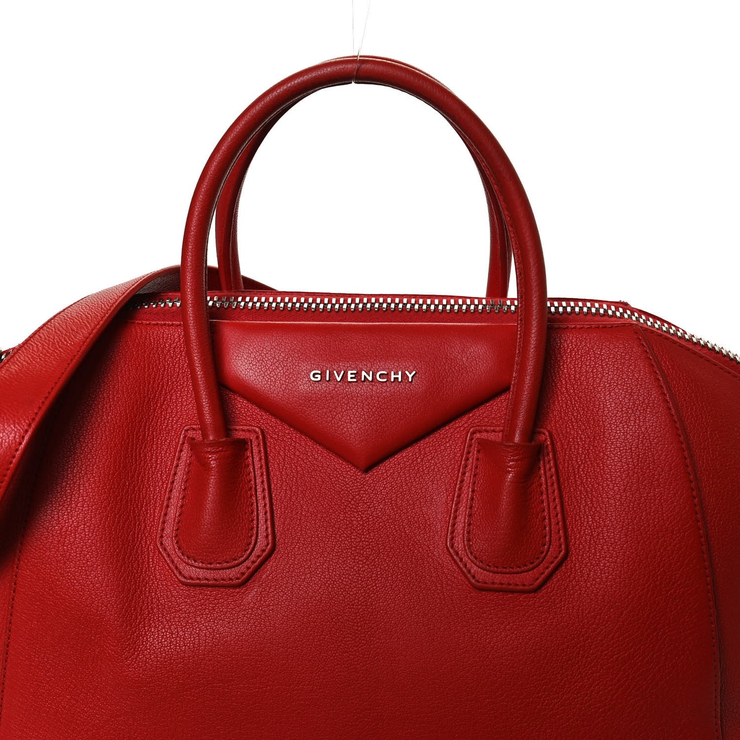 Sugar Goatskin Medium Antigona Red