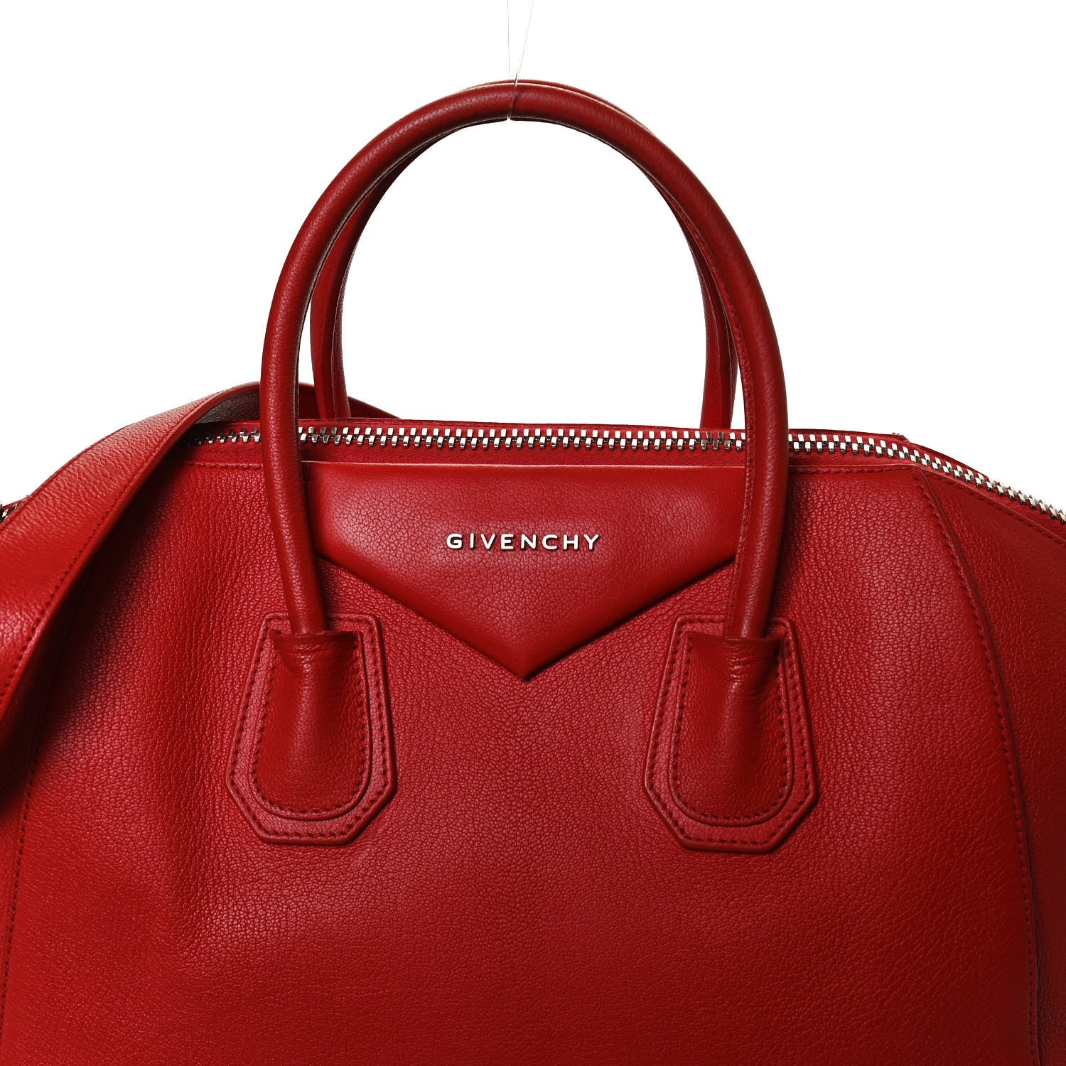 Givenchy Sugar Goatskin Medium Antigona Red 11 of 11