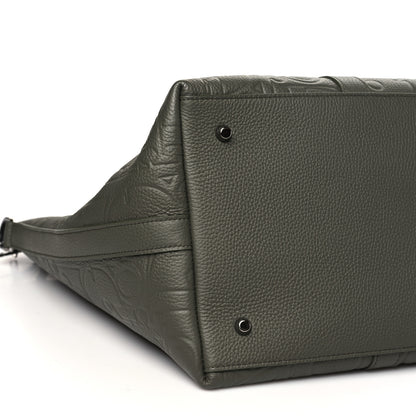 Christian Dior Grained Calfskin Embossed Dior Gravity Weekender 40 Kaki 8 of 9