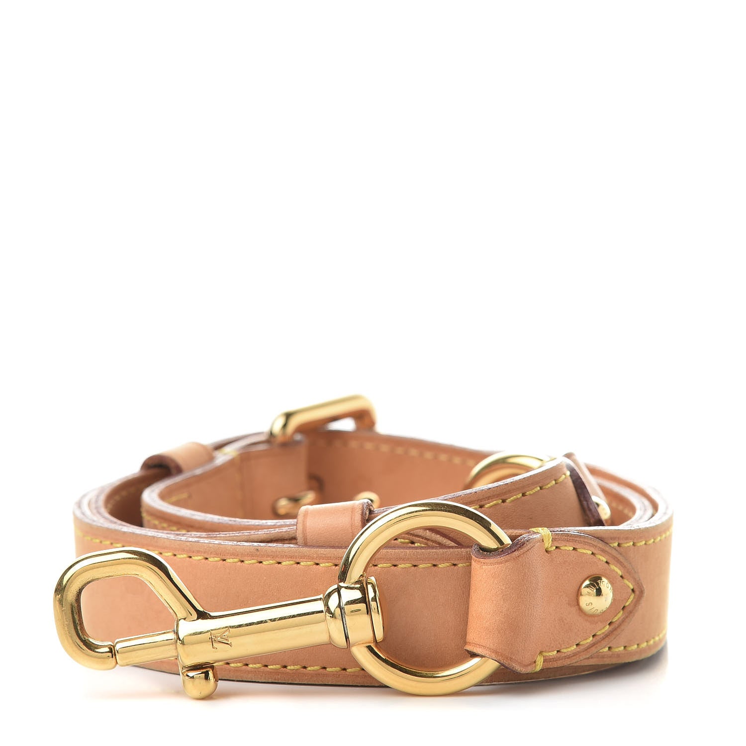 Louis Vuitton Vachetta 25mm Adjustable Shoulder Strap VVN 1 of 7