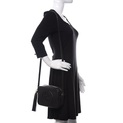 Gucci Pebbled Calfskin Small Soho Disco Bag Black 2 of 11