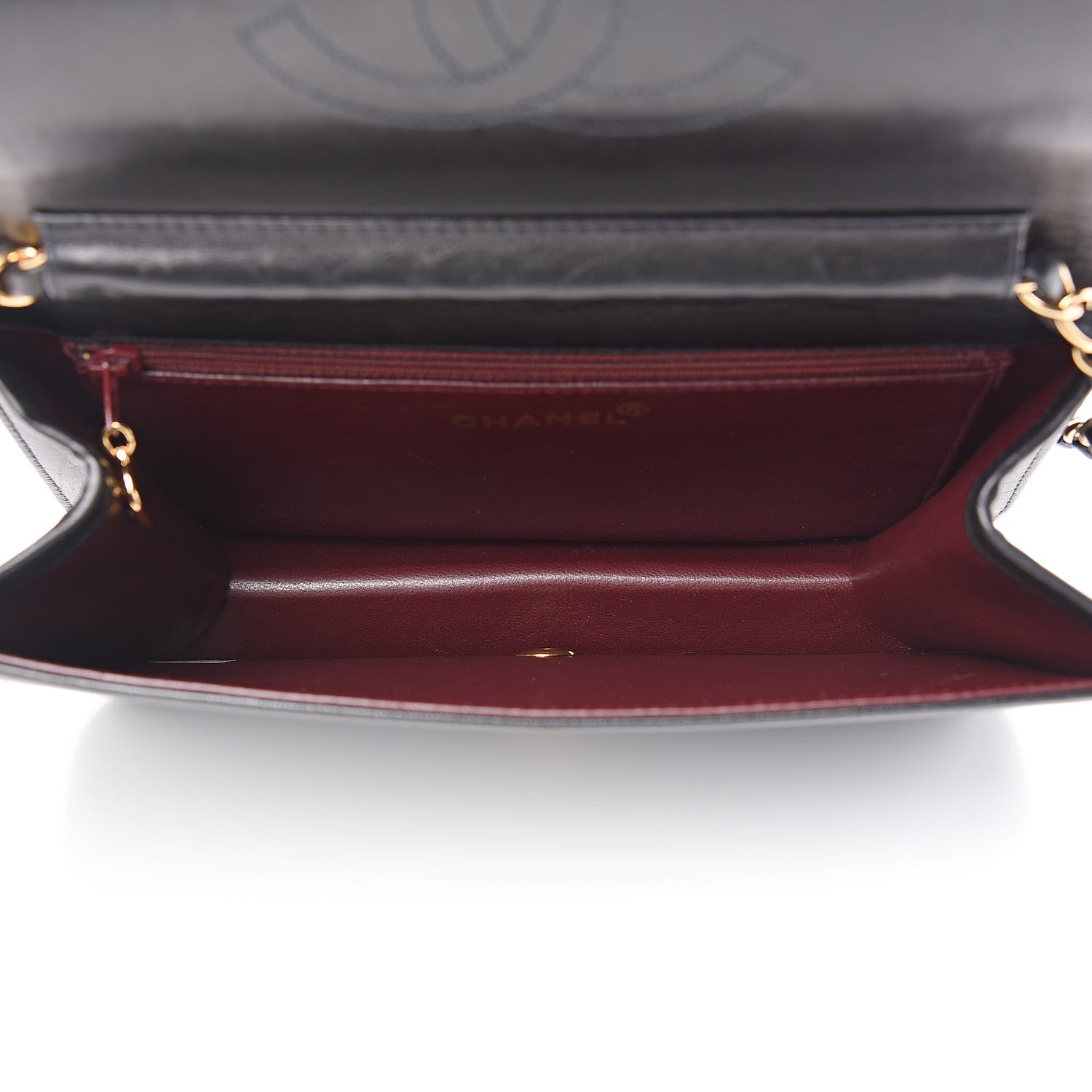 Chanel Lambskin Quilted Small Single Flap Bag Black 5 of 17
