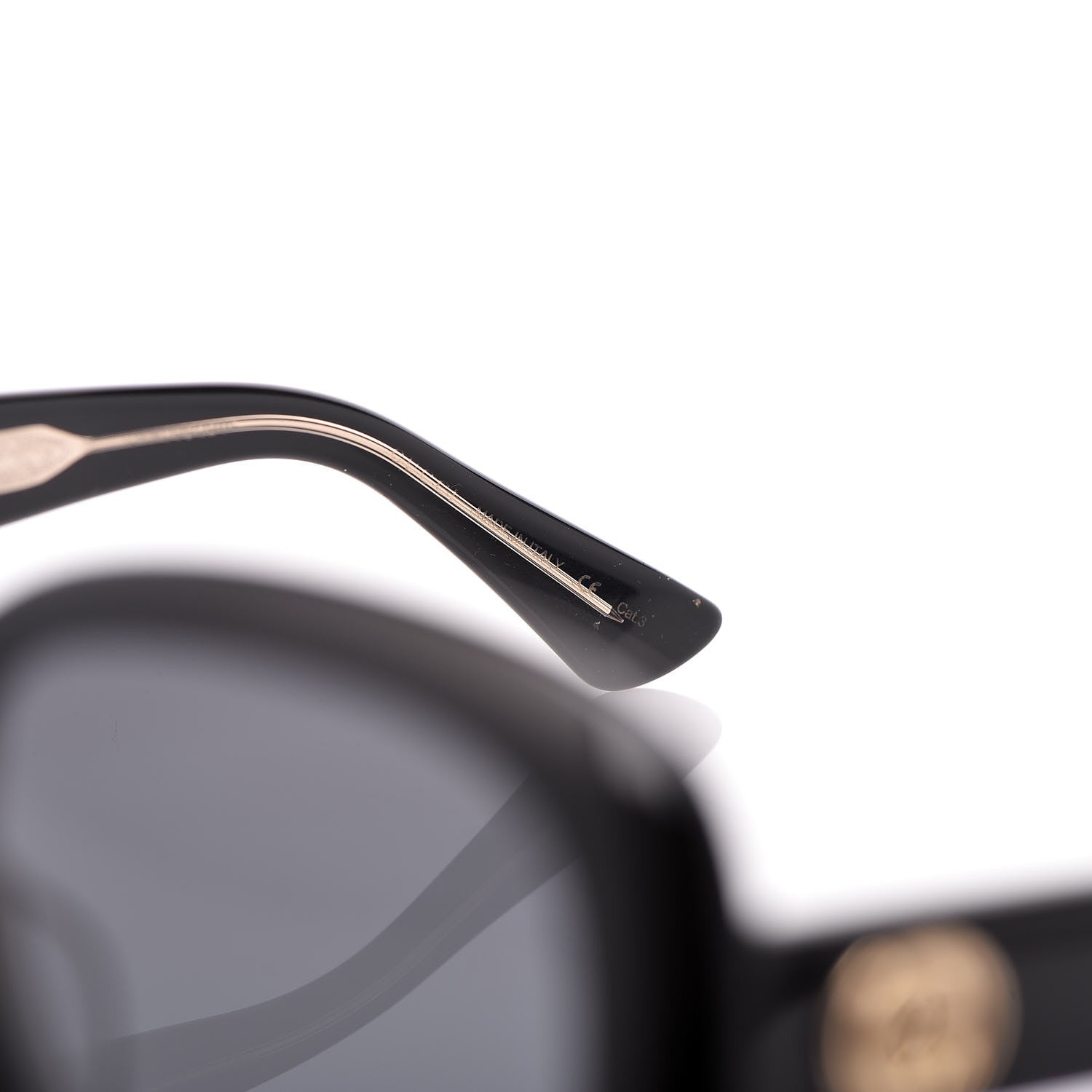 Gucci Round Sunglasses GG0140SA Black 6 of 8