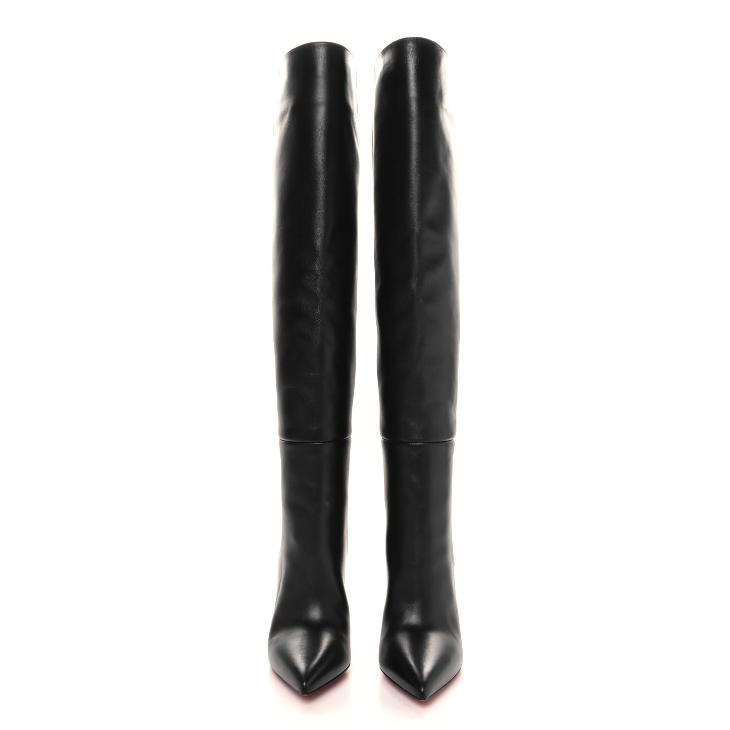 Calfskin Astrilarge 100 Knee Boots 36 Black