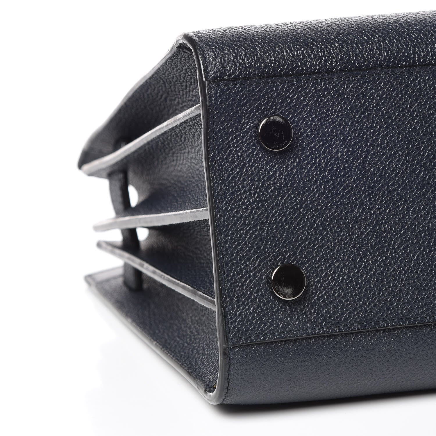 Saint Laurent Grained Calfskin Baby Sac De Jour Marine 8 of 10