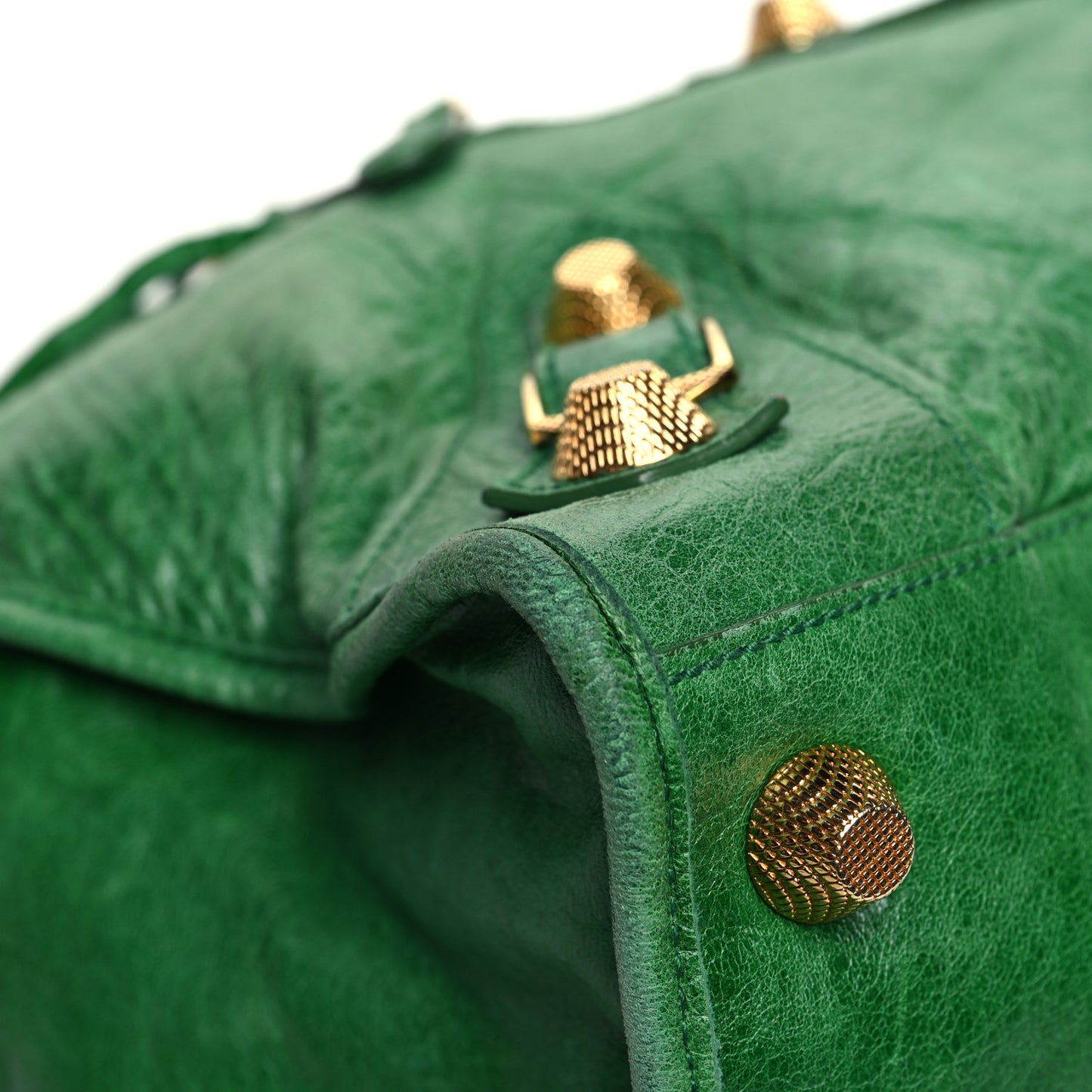 Agneau Giant 21 Gold Hardware Work Vert Gazon