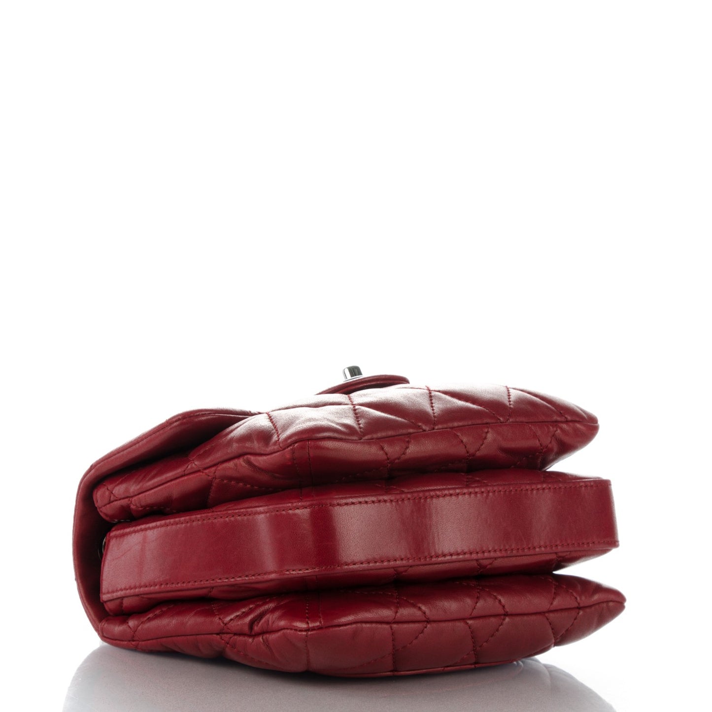 Lambskin Quilted Mini Chanel 3 Flap Red