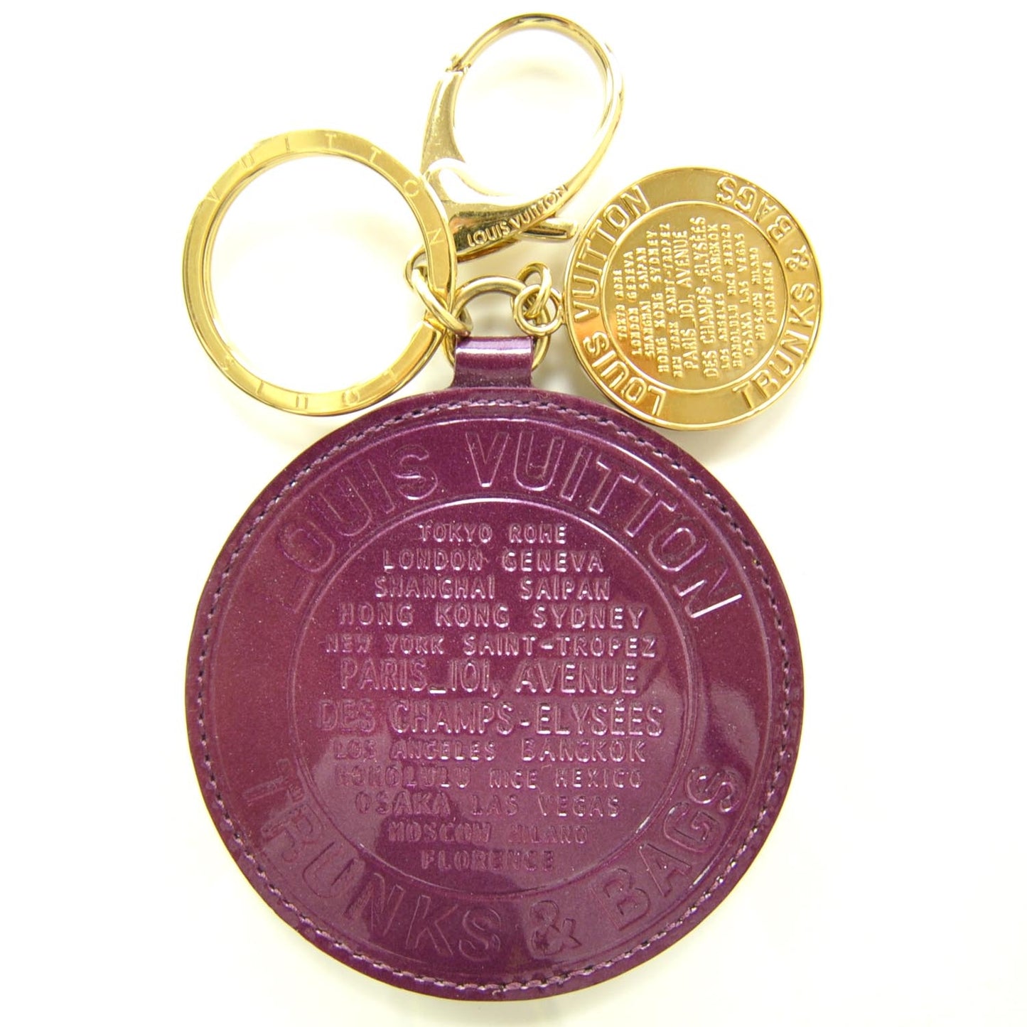 Vernis Trunks and Bags Bag Charm Violet