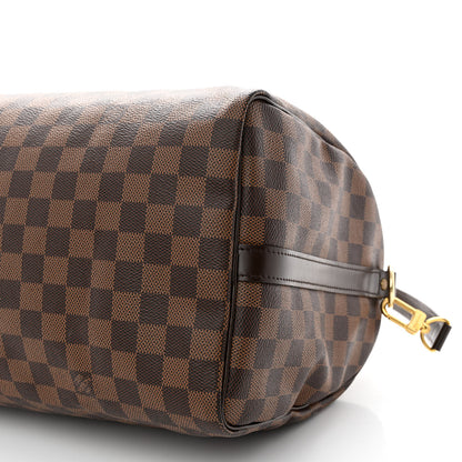 Louis Vuitton Damier Ebene Speedy Bandouliere 35 10 of 13