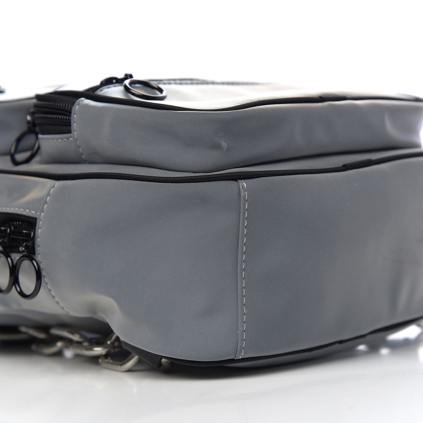 Nylon Medium Attica Soft Backpack Reflective Silver