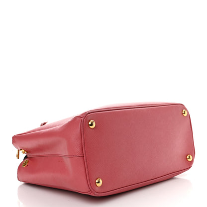 Prada Saffiano Medium Galleria Double Zip Tote Peonia 3 of 21