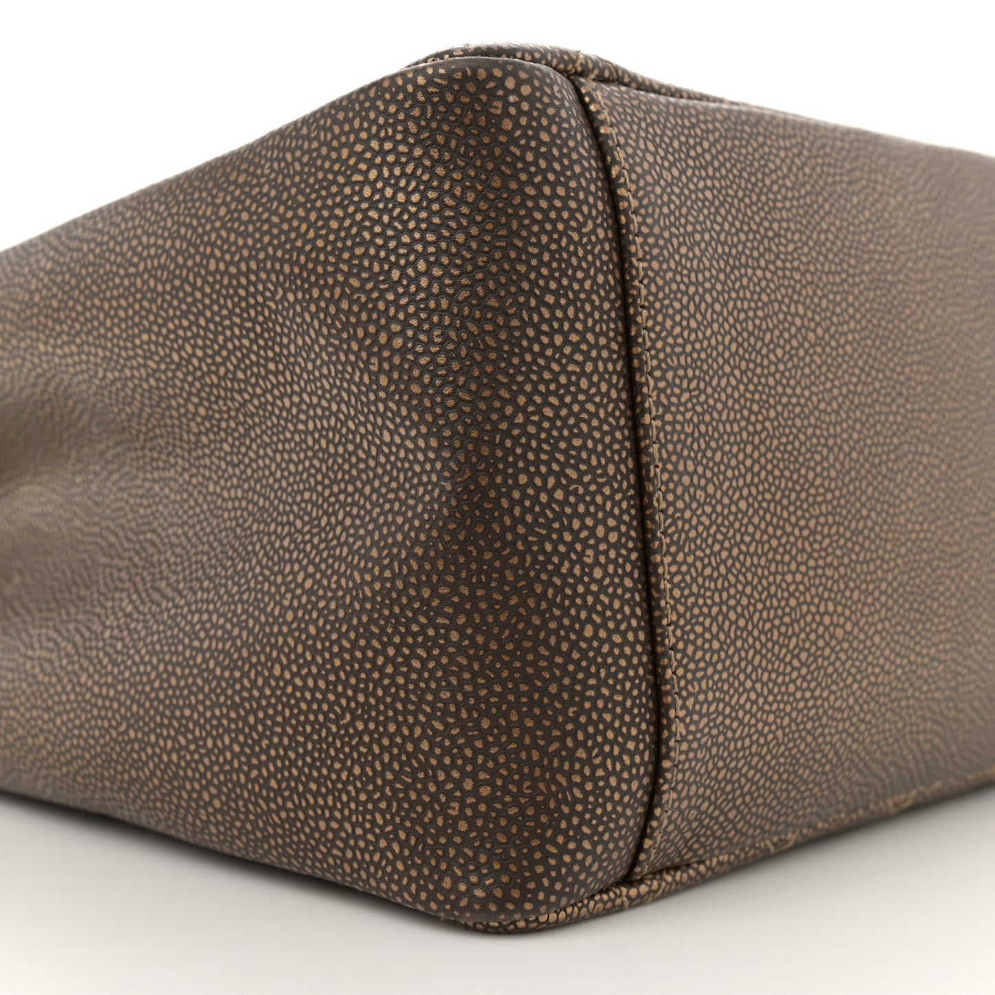 Metallic Caviar Quilted Grand Shopping Tote GST Bronze