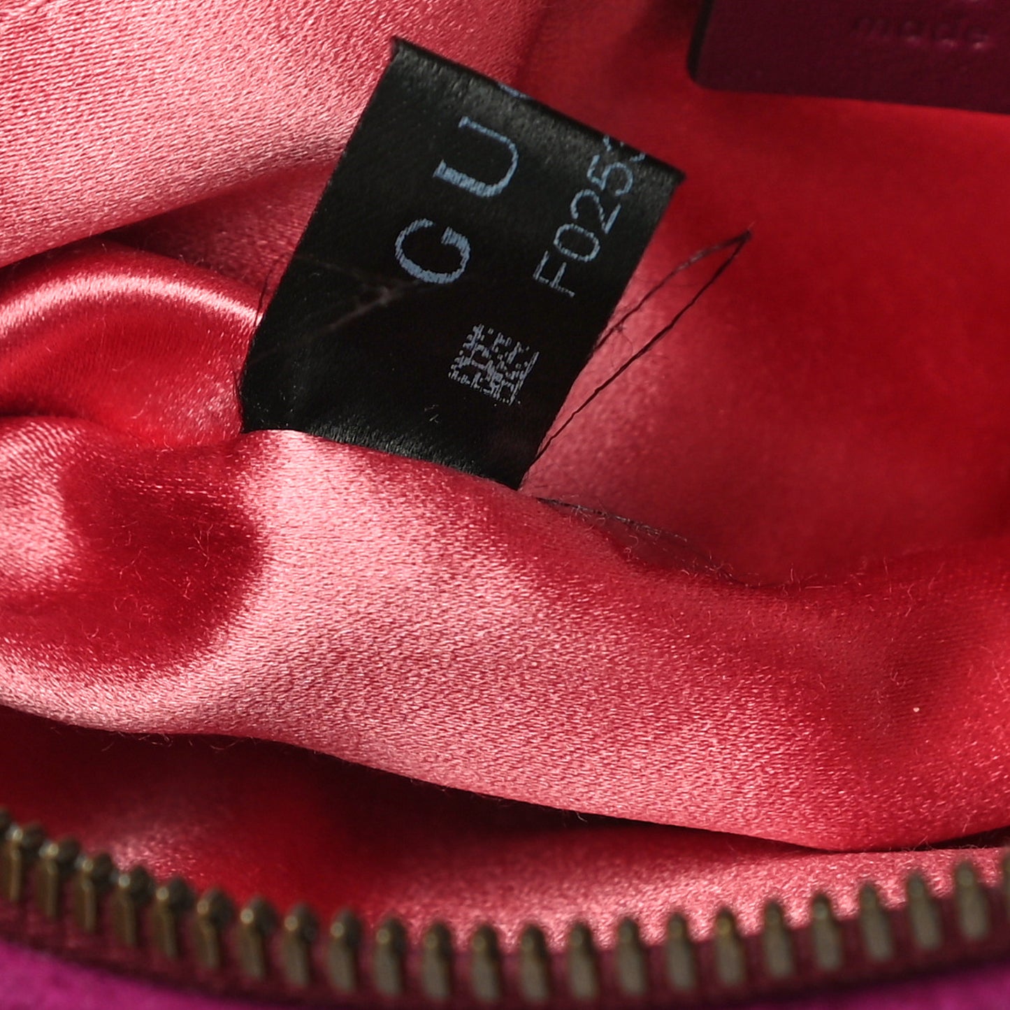 Velvet Matelasse GG Marmont Belt Bag 85 34 Fuchsia Violet Cyclamen