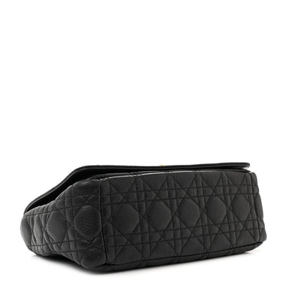 Christian Dior Calfskin Cannage Medium Caro Bag Black 4 of 14