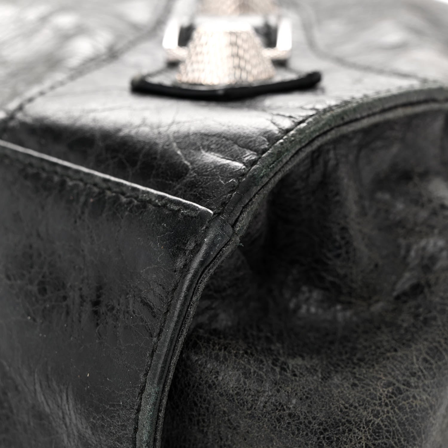 Balenciaga Agneau Giant 21 Silver Hardware Folder Black 19 of 40