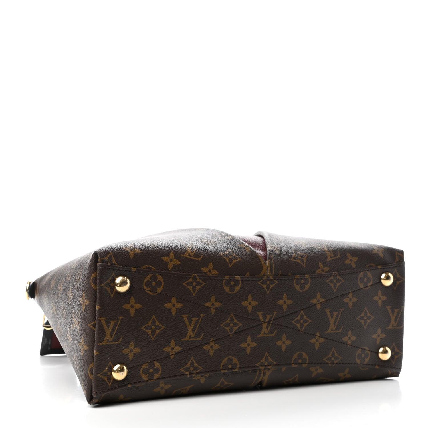 Louis Vuitton Monogram V Tote MM Bordeaux 3 of 4