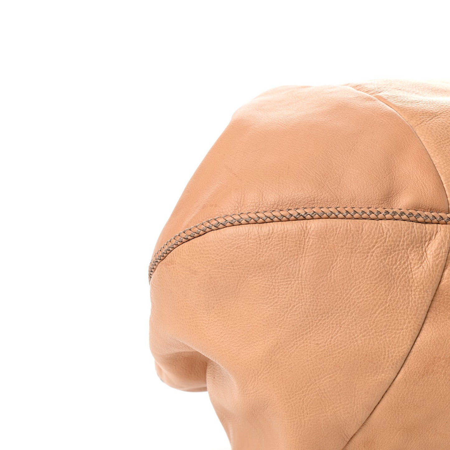 Pebbled Calfskin Medium Marrakech Shoulder Bag Beige