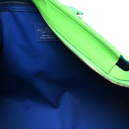 Louis Vuitton Taurillon Illusion Keepall Tote Bleu Vert 4 of 8