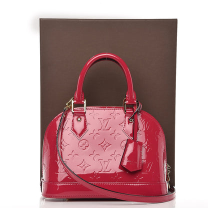 Louis Vuitton Vernis Alma BB Rose Indien 9 of 9
