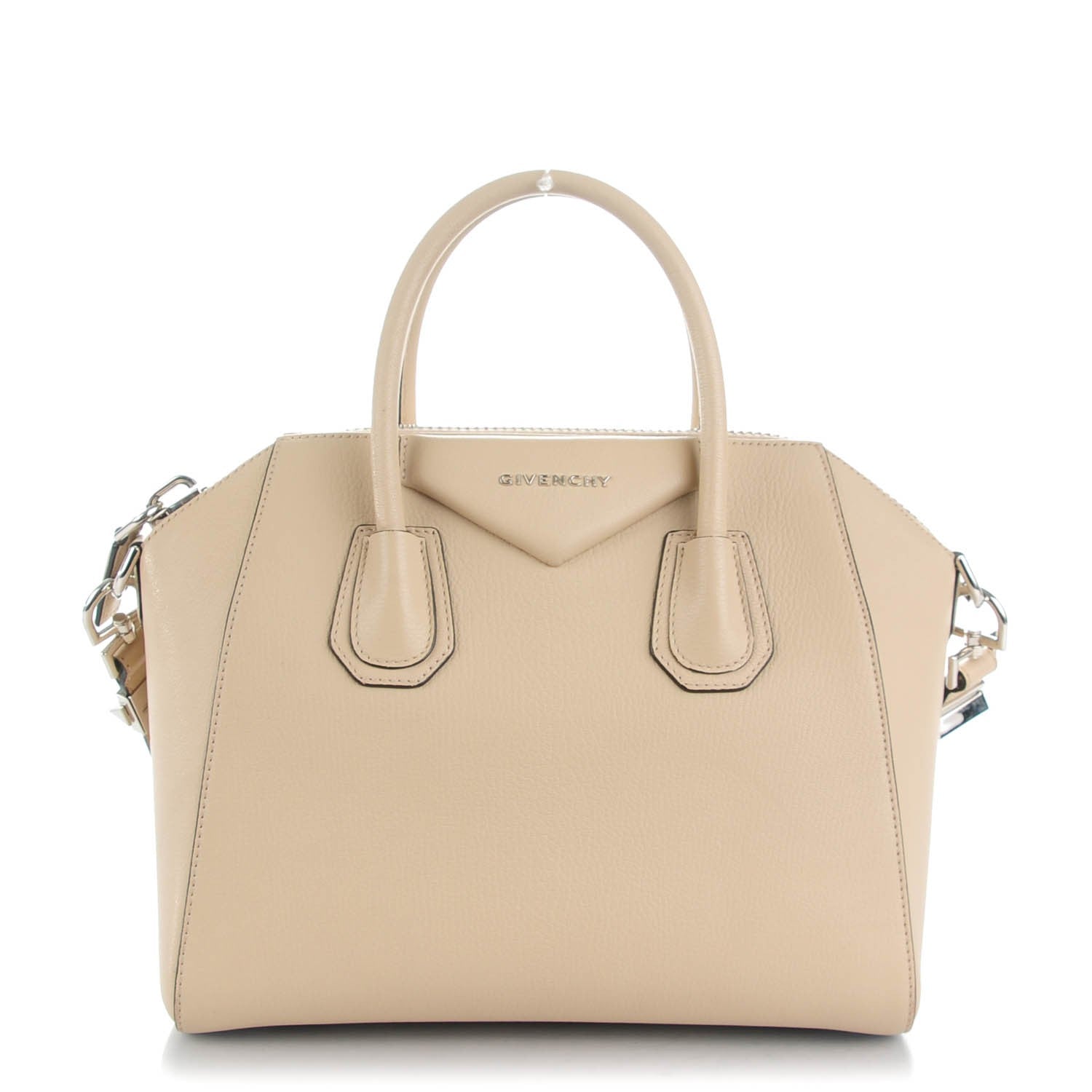 Givenchy Sugar Goatskin Small Antigona Mastic 1 of 8