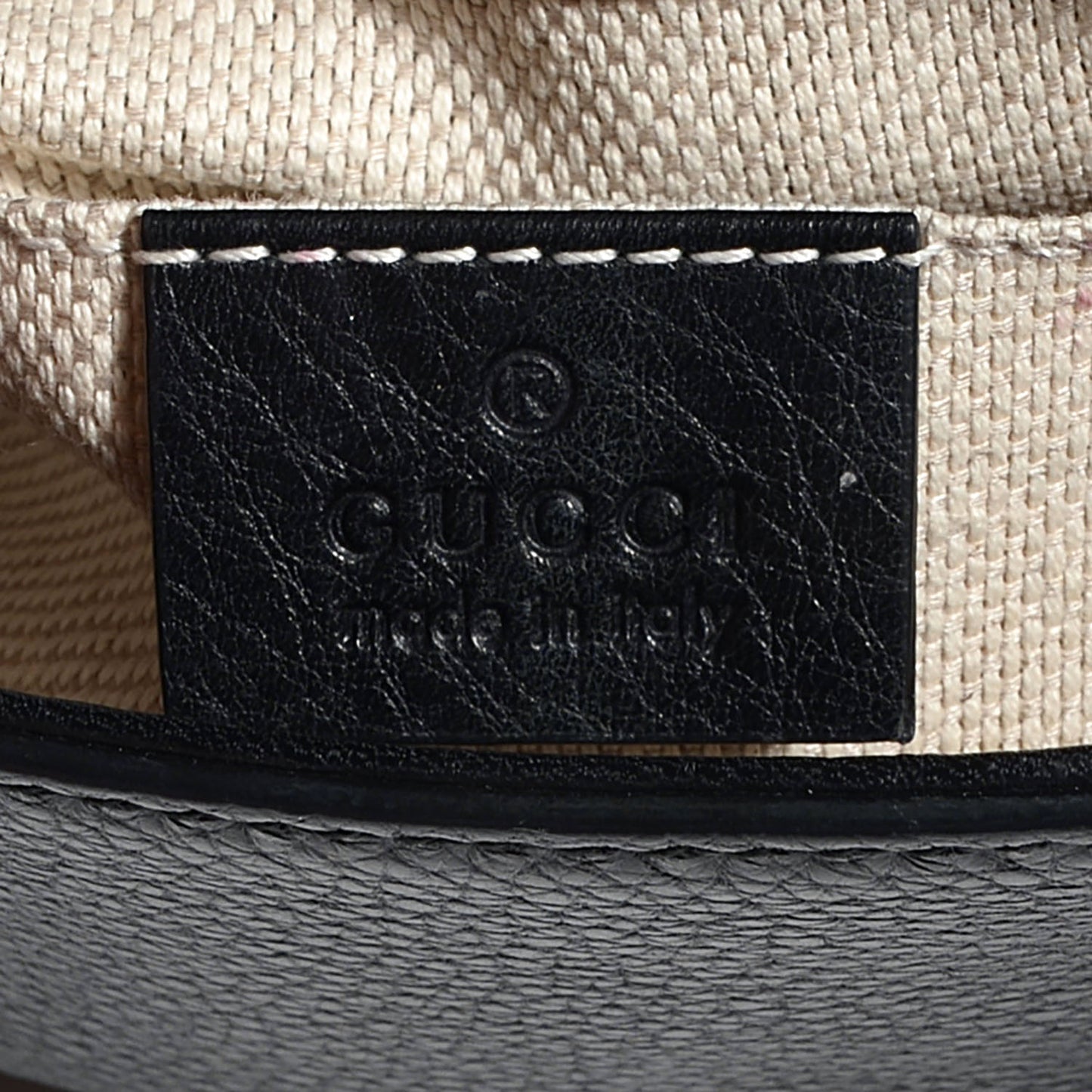 Pebbled Calfskin Small Soho Flap Crossbody Black