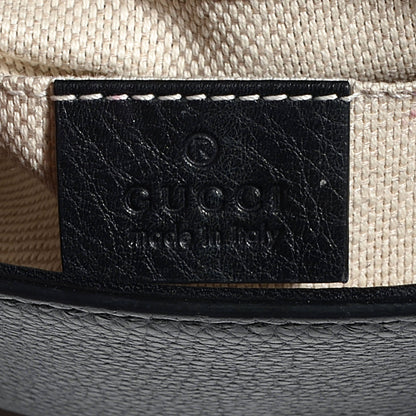 Gucci Pebbled Calfskin Small Soho Flap Crossbody Black 6 of 9