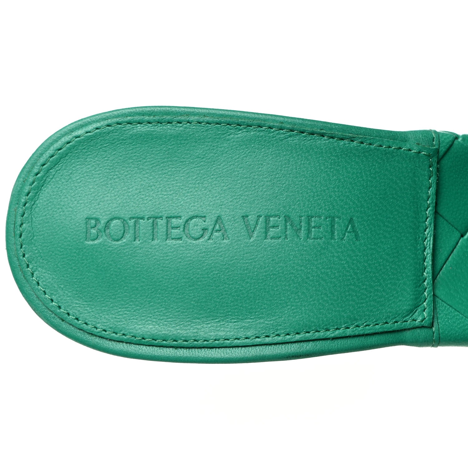 Bottega Veneta Nappa Maxi Intrecciato Lido Mule Sandals 36.5 Acid Turquoise 7 of 8
