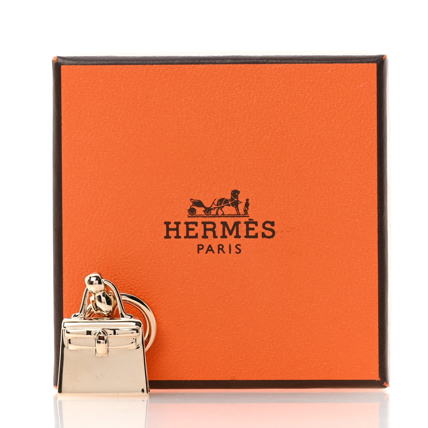 Hermes Permabrass Mini Kelly Twilly Ring 4 of 4
